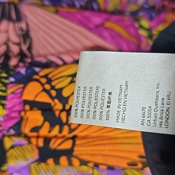 Anthropologie‎ Alexandra Farmer Puff Sleeve Butterfly Blouse Pink Size XS - Picture 8 of 10